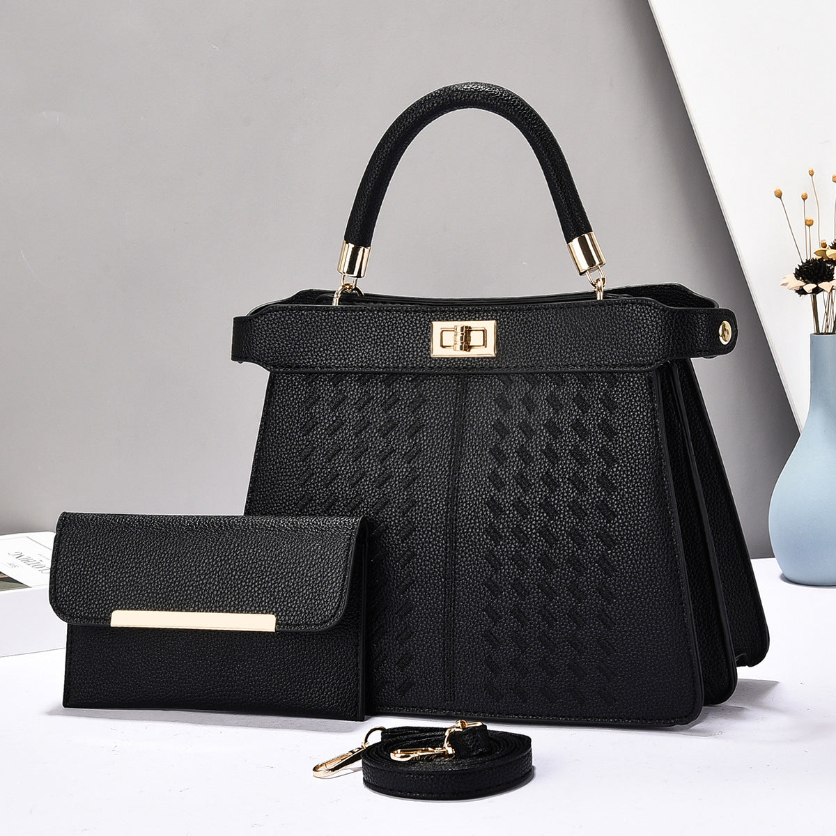 Premium Large Capacity Satchel Handbag Set for Women