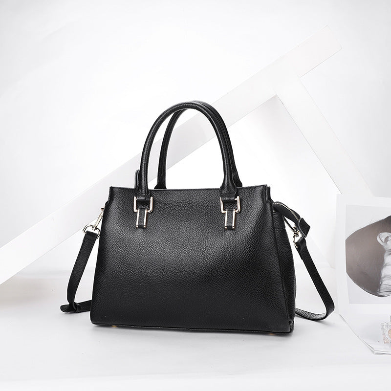 Elegant Structured Satchel Handbag