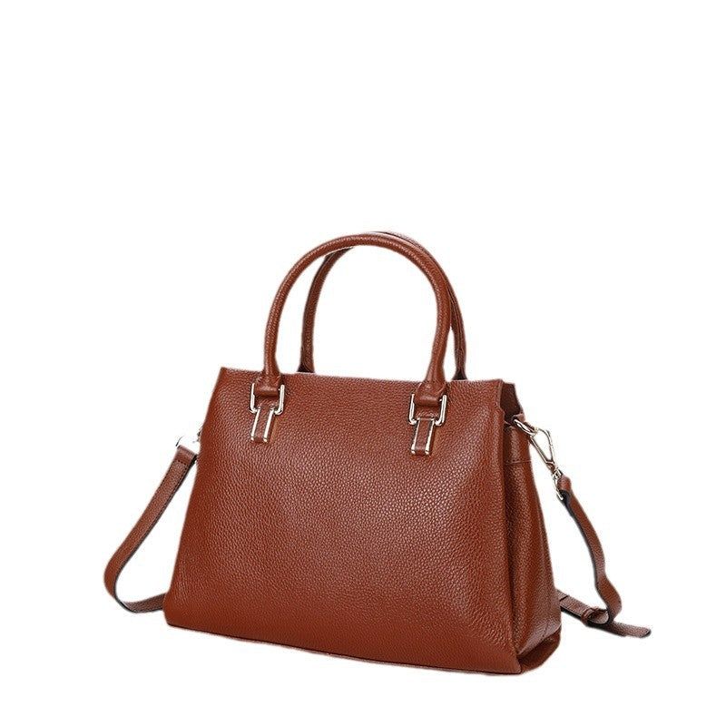 Elegant Structured Satchel Handbag