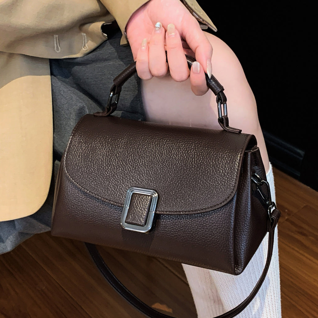 Elegant Buckle Crossbody Shoulder Handbag