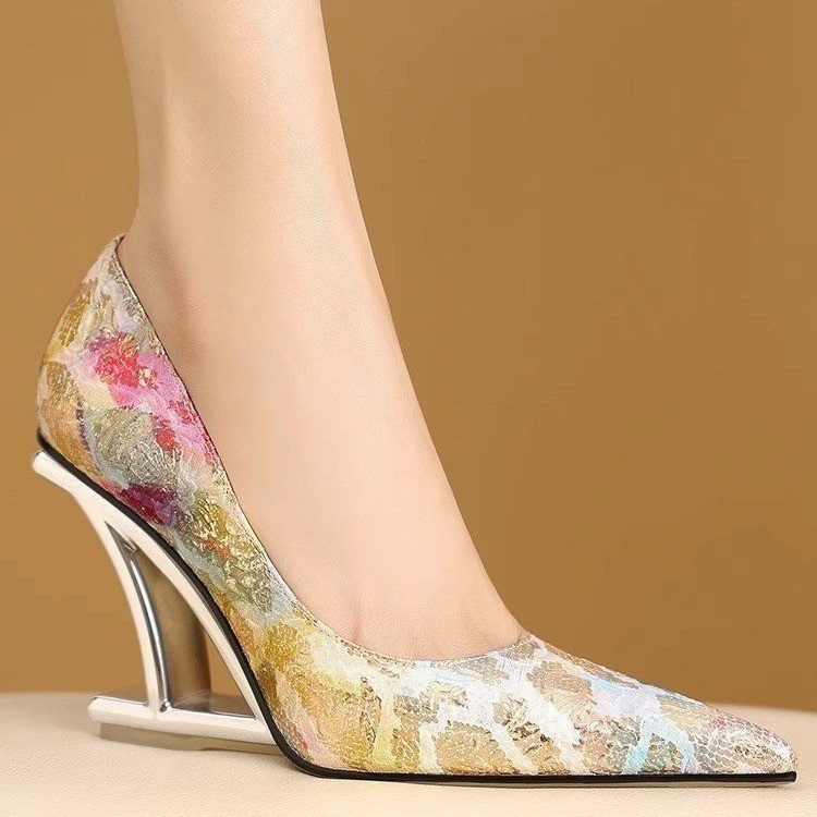 Pointed Toe Plus Size Sexy Evening High Heels