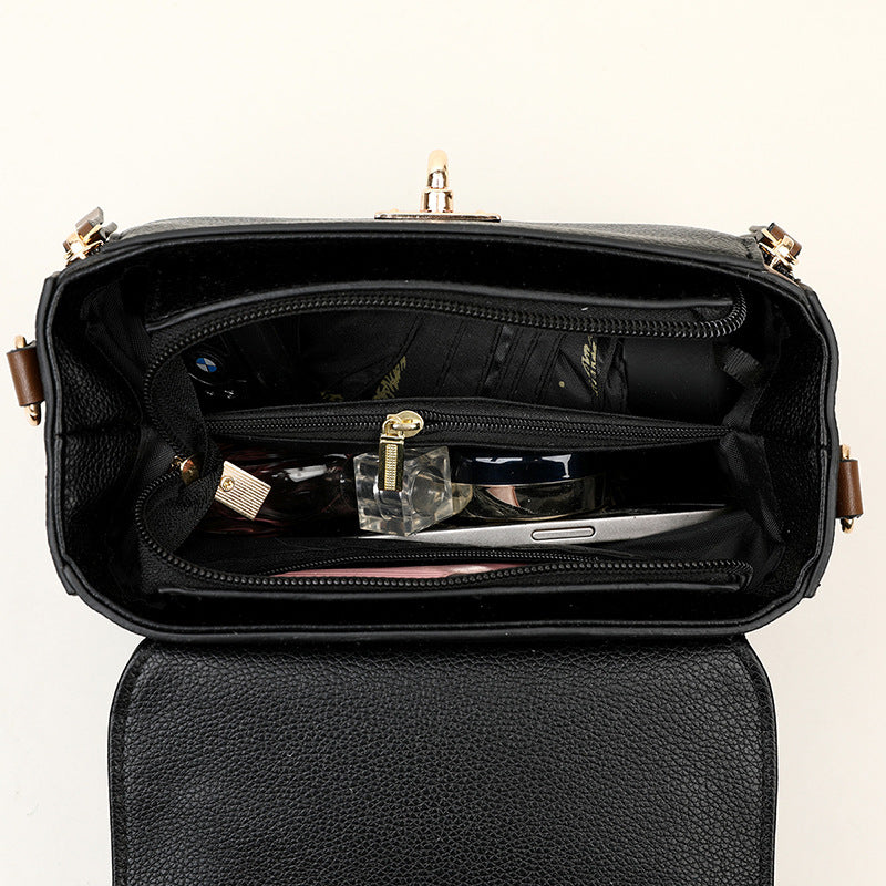 Elegant Retro Satchel Tote Bag for Women