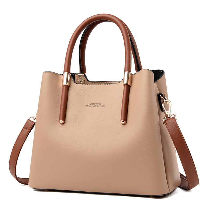 Elegant Small Square Top Handle Crossbody Handbag