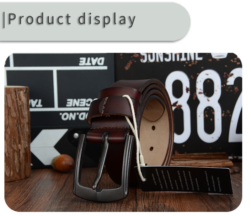 Premium Cowhide Leather Belt