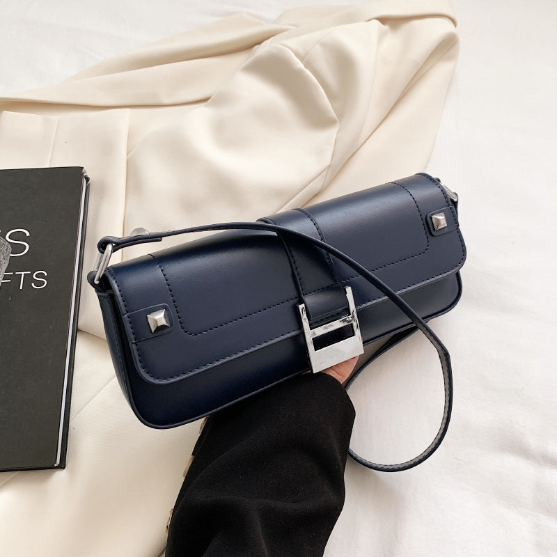Retro Minimalist Shoulder Bag – Chic Everyday Crossbody (Small Square)