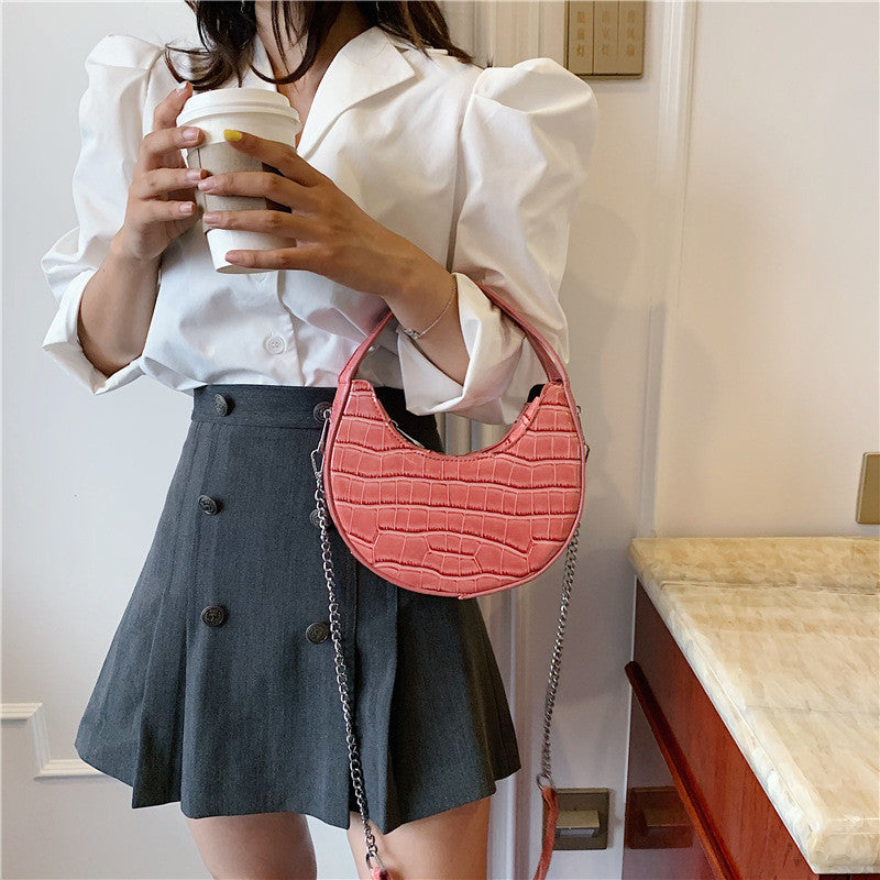 👜 Small Fresh Fashion Dumpling Shoulder Bag