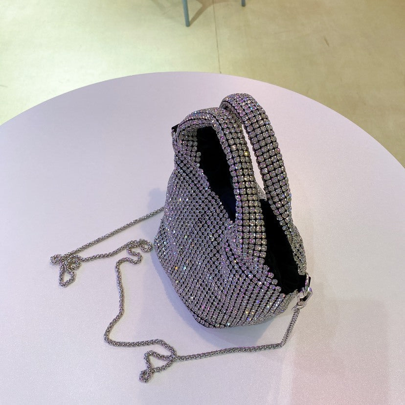 Rhinestone Mini Shoulder Hand Bag