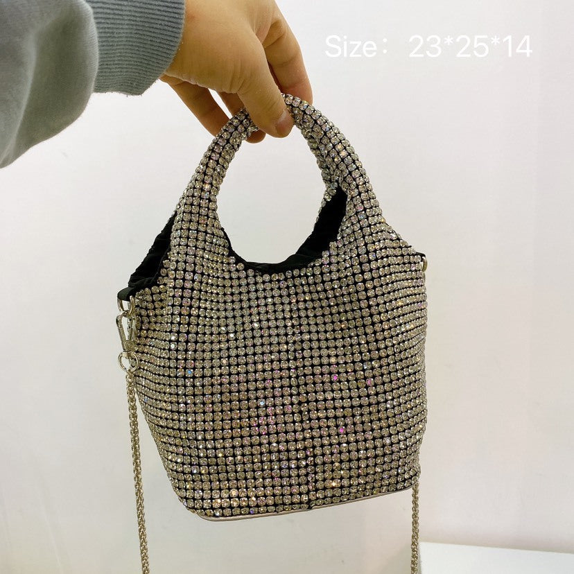 Rhinestone Mini Shoulder Hand Bag