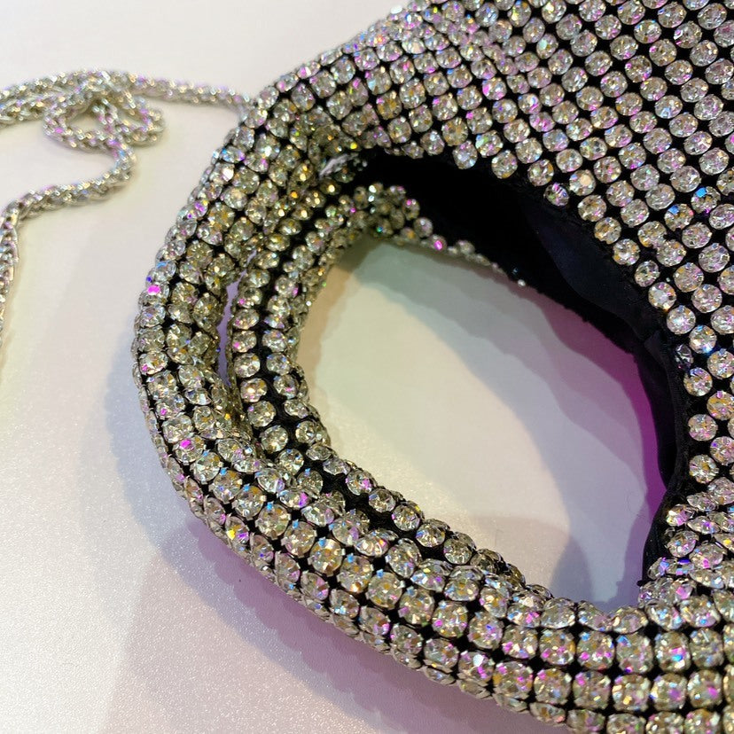 Rhinestone Mini Shoulder Hand Bag