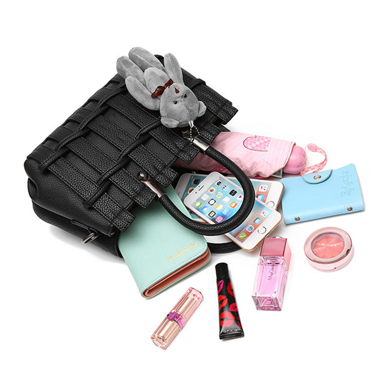 Multi-Pocket Shoulder Handbag , Everyday Organizer Tote