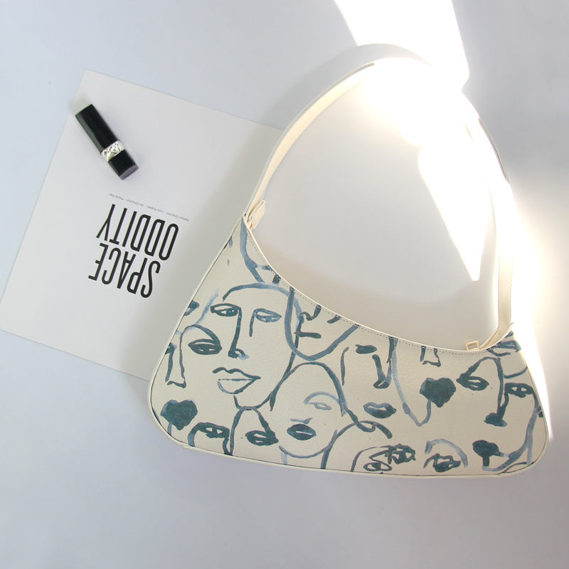 👜 Niche Canvas Shoulder Bag - Vintage Print