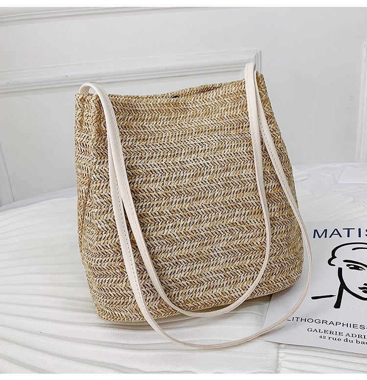 Straw One - Shoulder Tote Bag