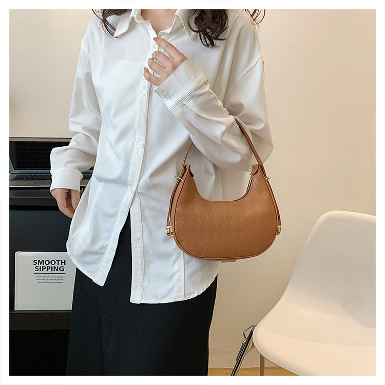 Elegant French Underarm Shoulder Bag for Women