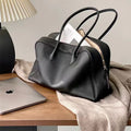 Elegant Large Capacity Leather Shoulder Tote Bag