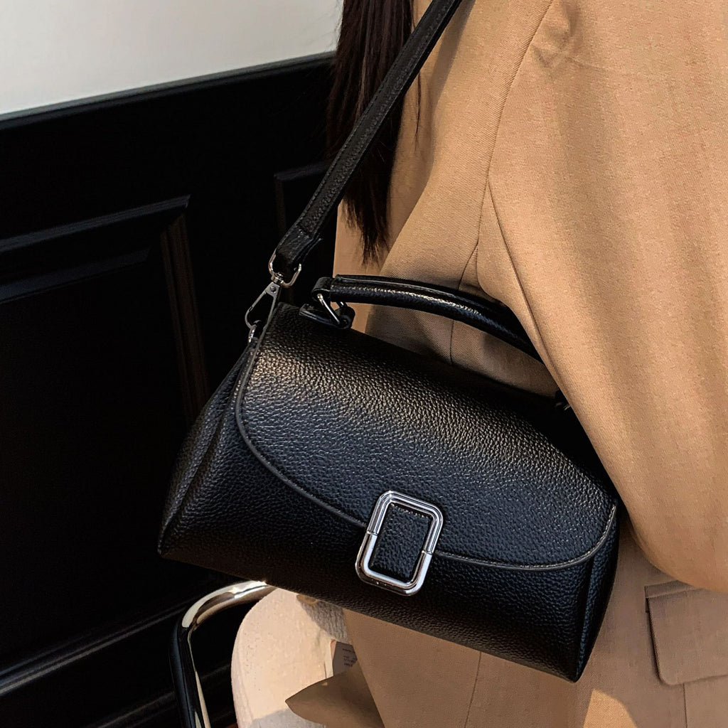 Elegant Buckle Crossbody Shoulder Handbag