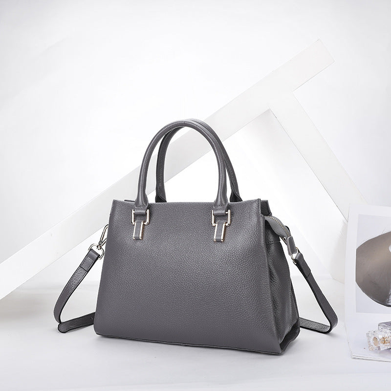 Elegant Structured Satchel Handbag