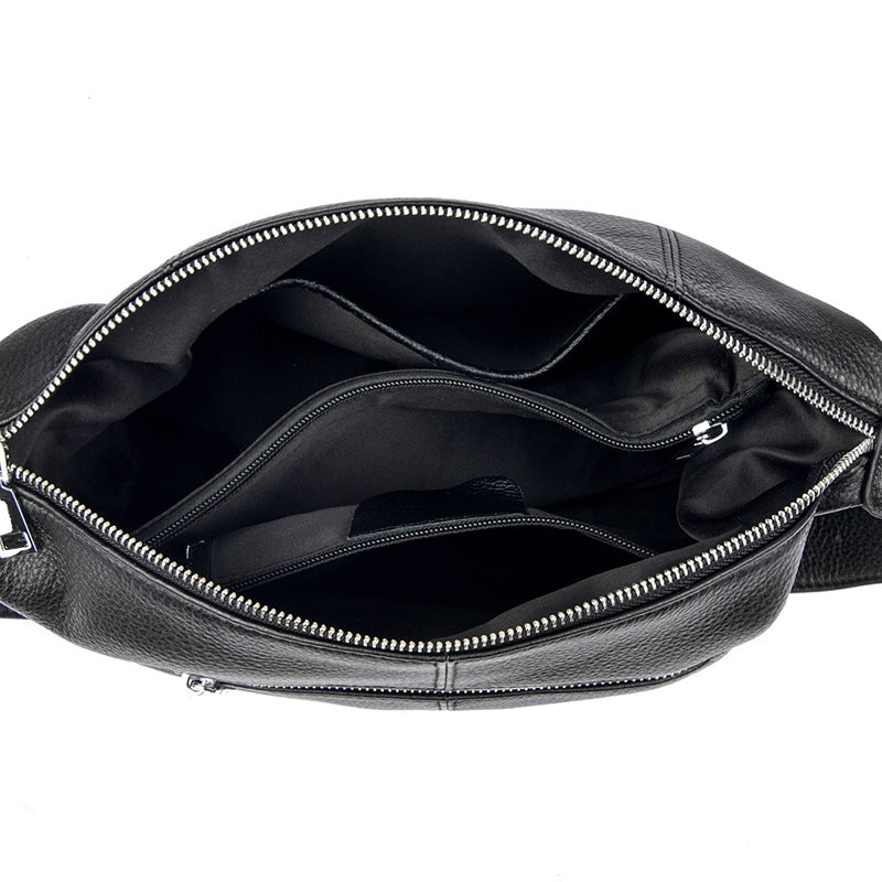 Premium Leather Hobo Shoulder Bag