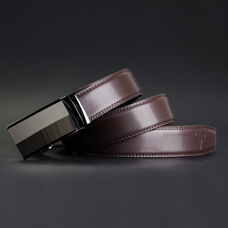 Men's Classic Automatic Leather | Belt Business & Casual Style