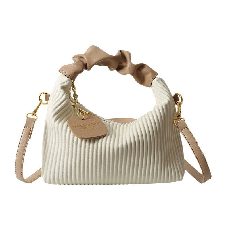👜 Women’s Pleated Cloud Shoulder Tote Bag