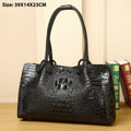 Luxury Croc-Texture Large Capacity Tote Bag