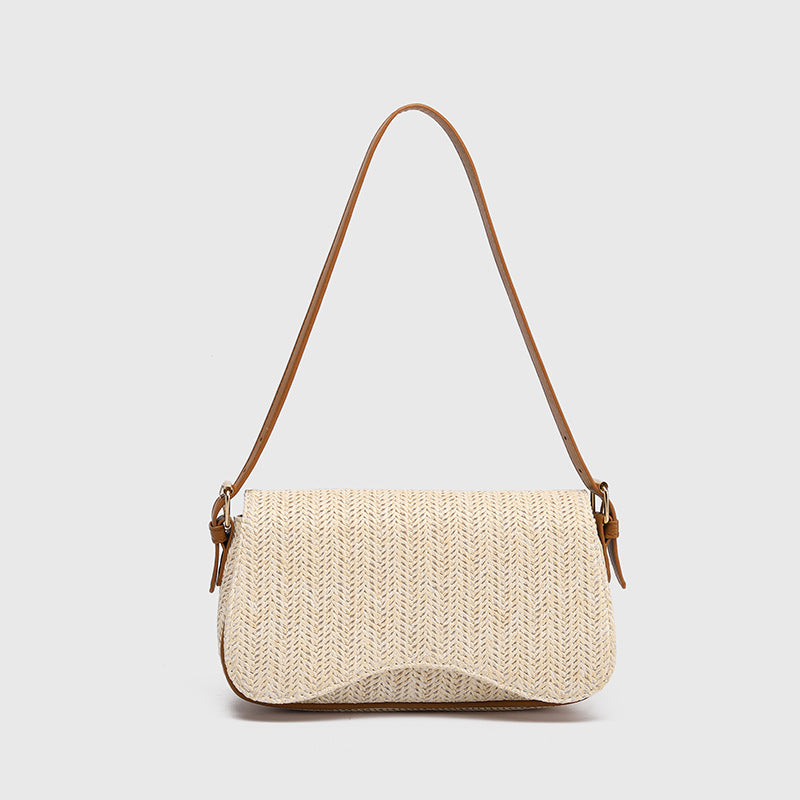 Beach Style Straw Shoulder Bag