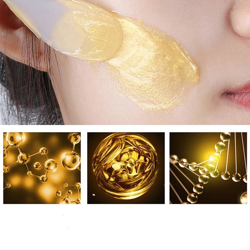 Gold Foil Snail Peel-Off Face Mask – Deep Hydration & Glow