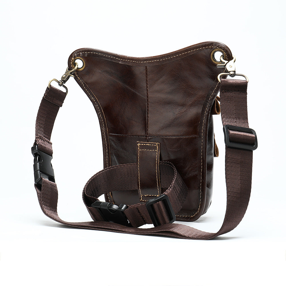 Men's Leather Leg Crossbody Bag