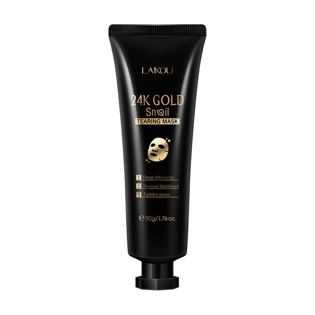 Gold Foil Snail Peel-Off Face Mask – Deep Hydration & Glow