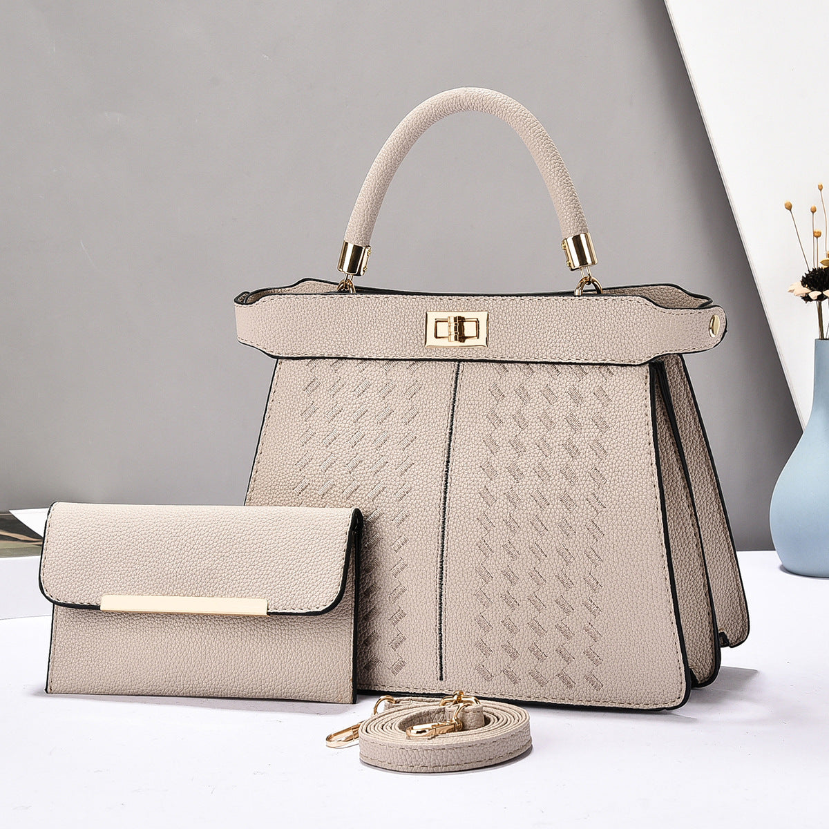 Premium Large Capacity Satchel Handbag Set for Women