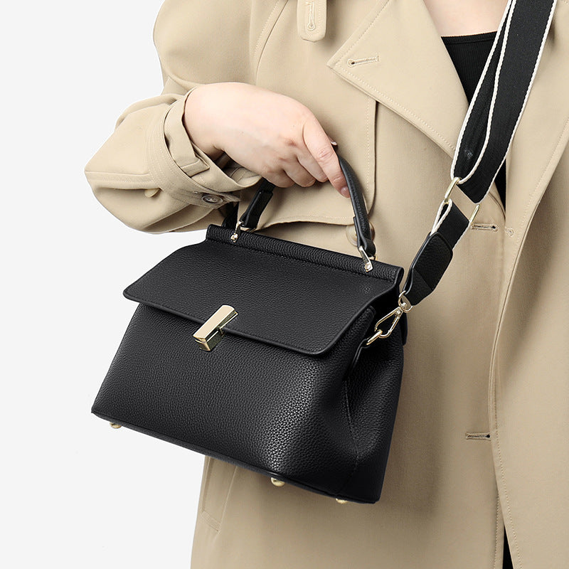 Elegant Large Capacity Top Handle Crossbody Bag