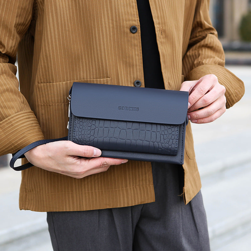 Men's Multi-Card Leather Clutch Business & Travel