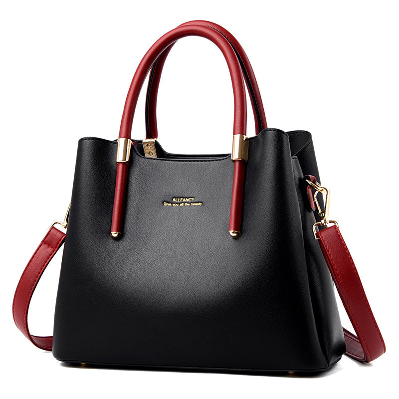 Elegant Small Square Top Handle Crossbody Handbag