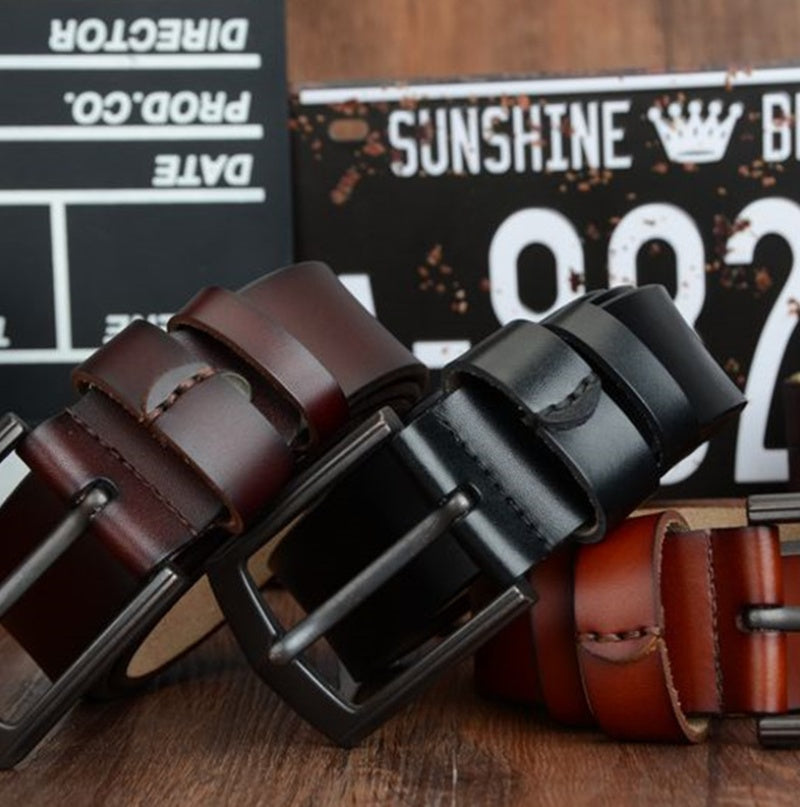 Premium Cowhide Leather Belt