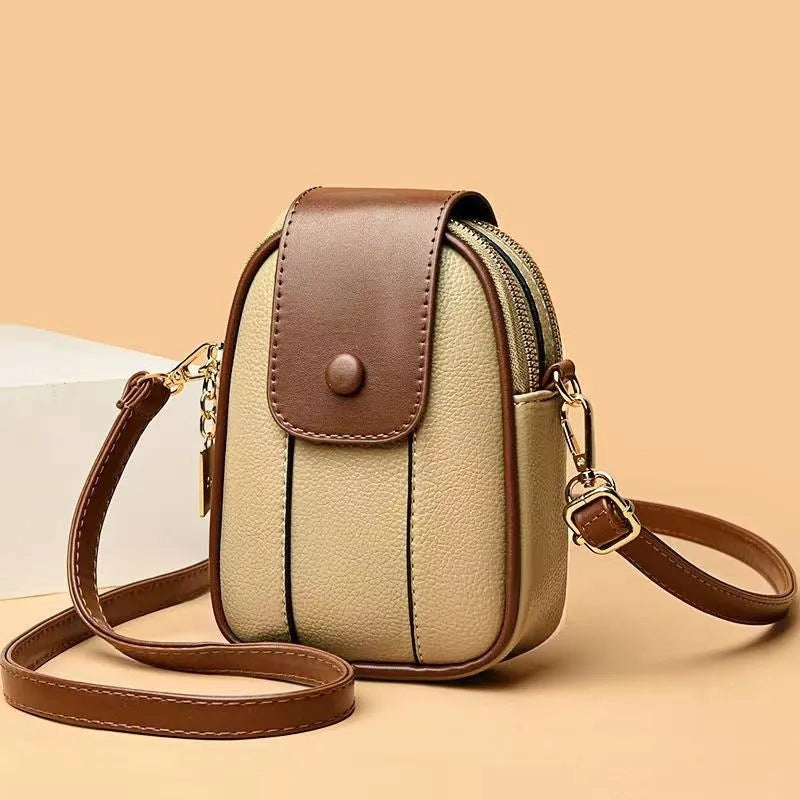 Simple Retro Mobile Phone Shoulder Bag