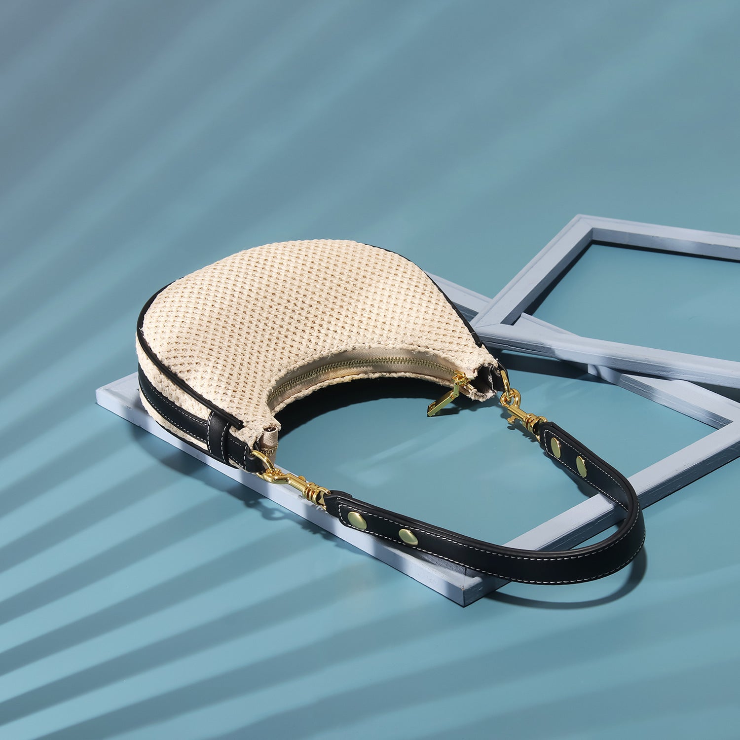 Straw All-Match  Womens Shoulder Underarm Bag