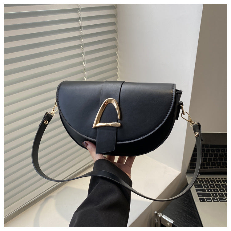 Elegant Saddle Shoulder Bag for Women