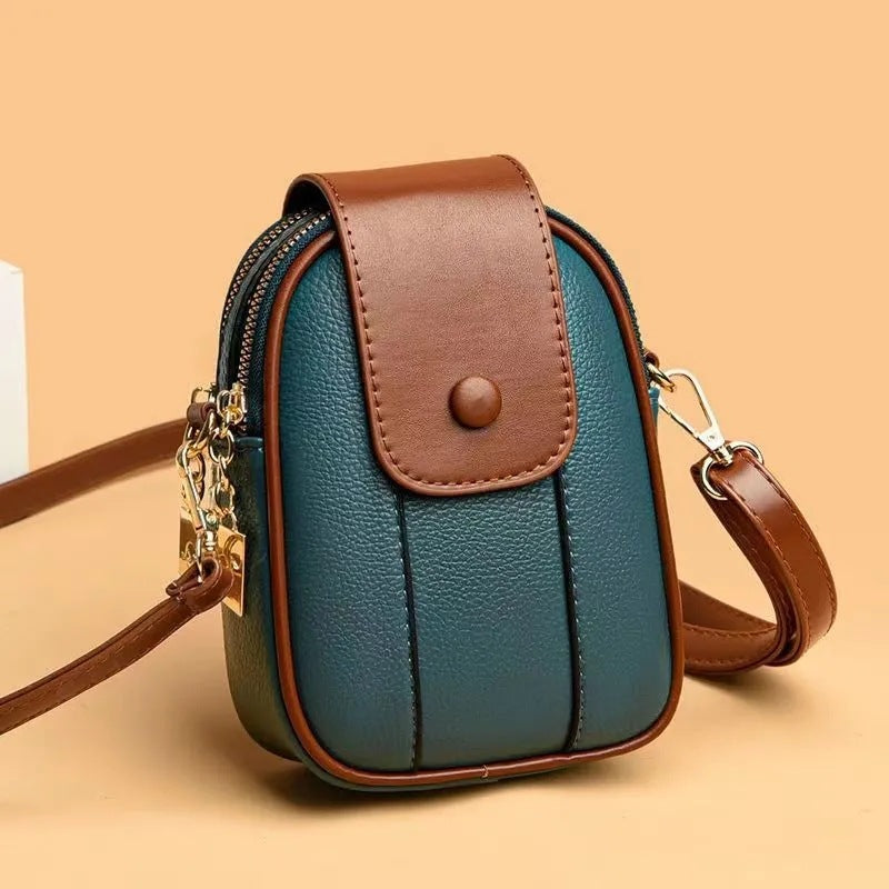 Simple Retro Mobile Phone Shoulder Bag