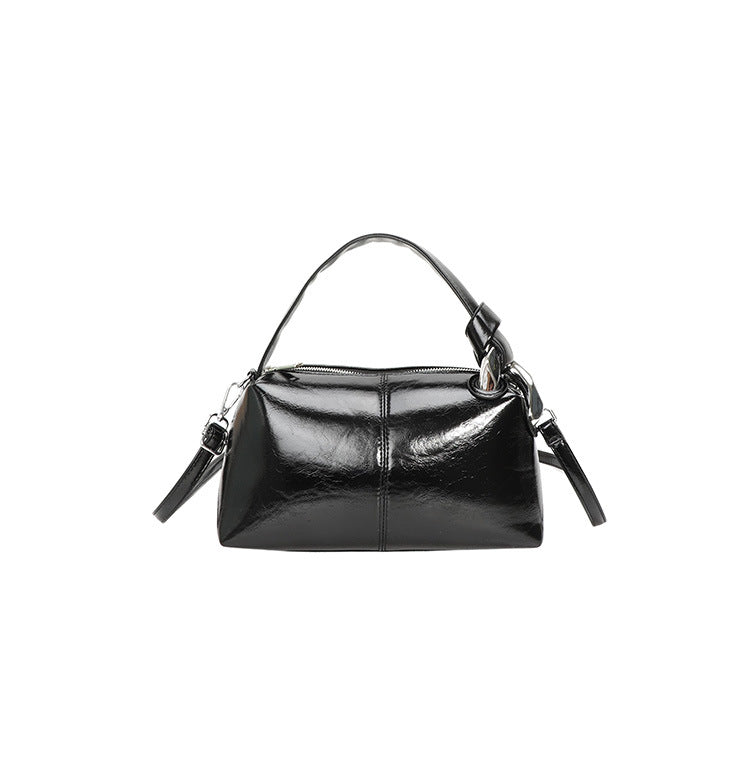 Elegant Textured Shoulder & Crossbody Handbag