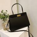 Elegant Structured Top Handle Shoulder Bag