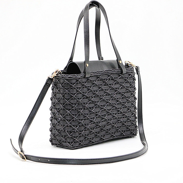 Rattan Weave Handbag