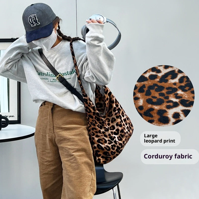 Large Capacity Casual Leopard Tote Bag