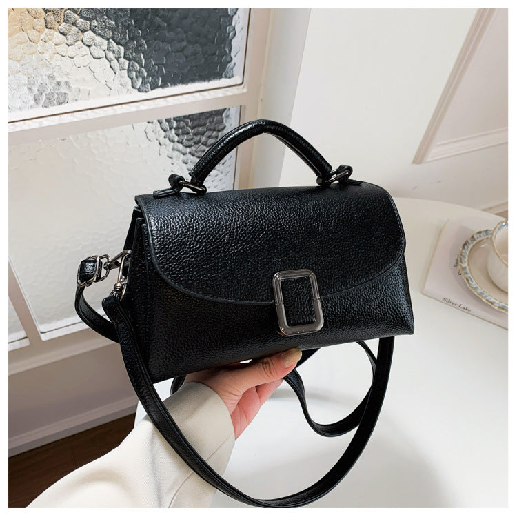 Elegant Buckle Crossbody Shoulder Handbag