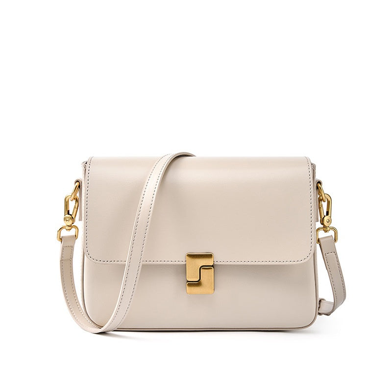 Elegant Retro Structured Shoulder Messenger Bag