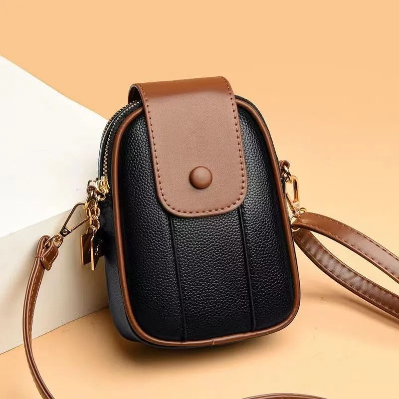 Simple Retro Mobile Phone Shoulder Bag