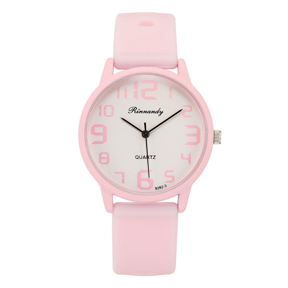 Fashion Jelly Color Sports Silicone Watch – Casual Quartz Wristwatch