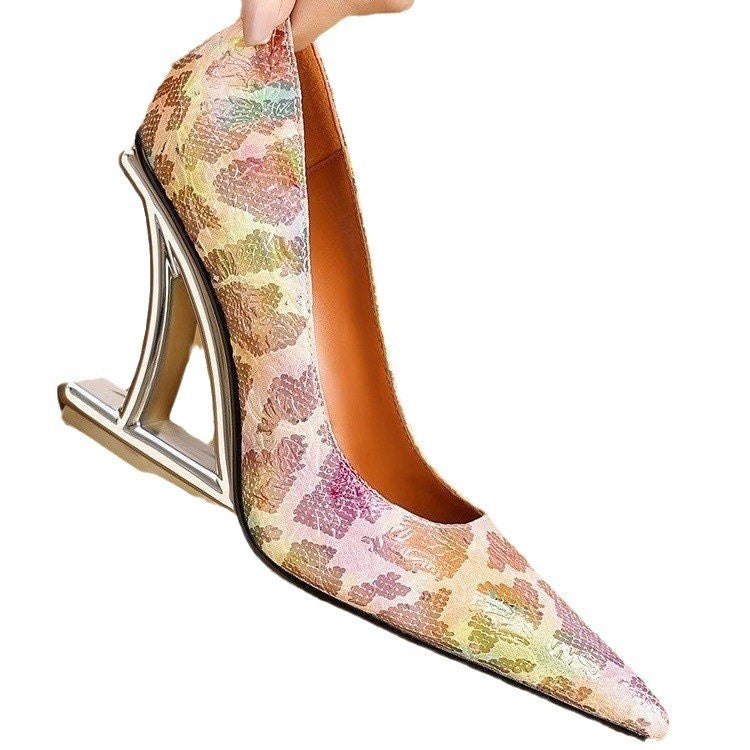 Pointed Toe Plus Size Sexy Evening High Heels