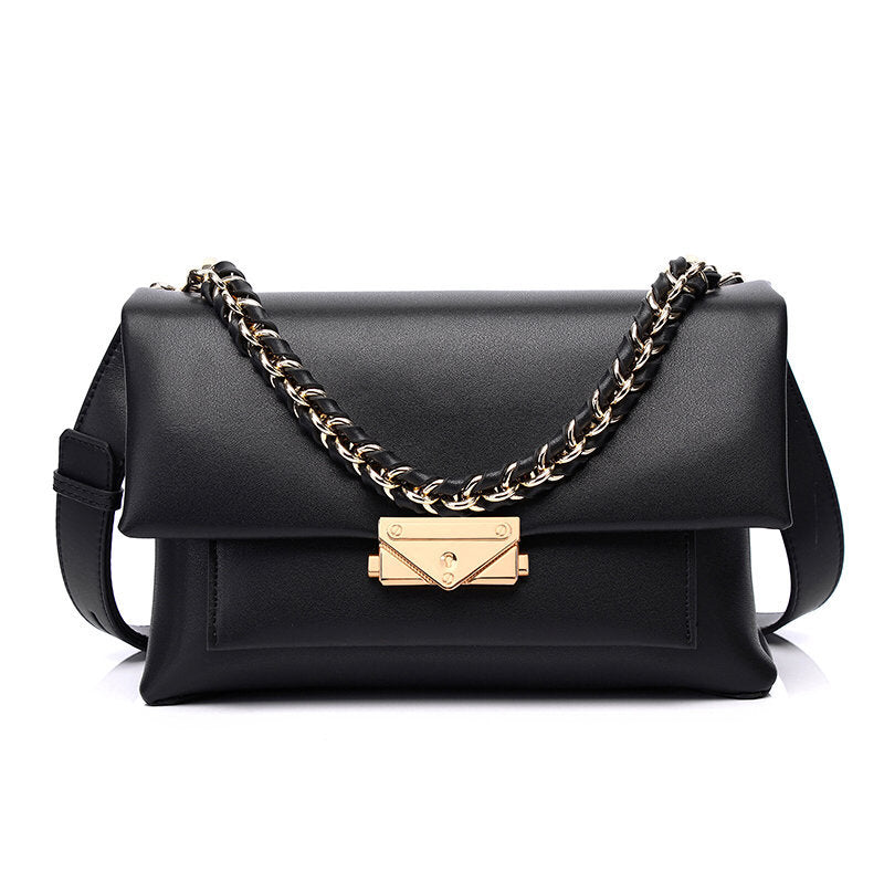 Elegant Chain Flap Shoulder Bag