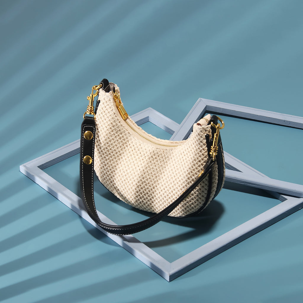 Straw All-Match  Womens Shoulder Underarm Bag