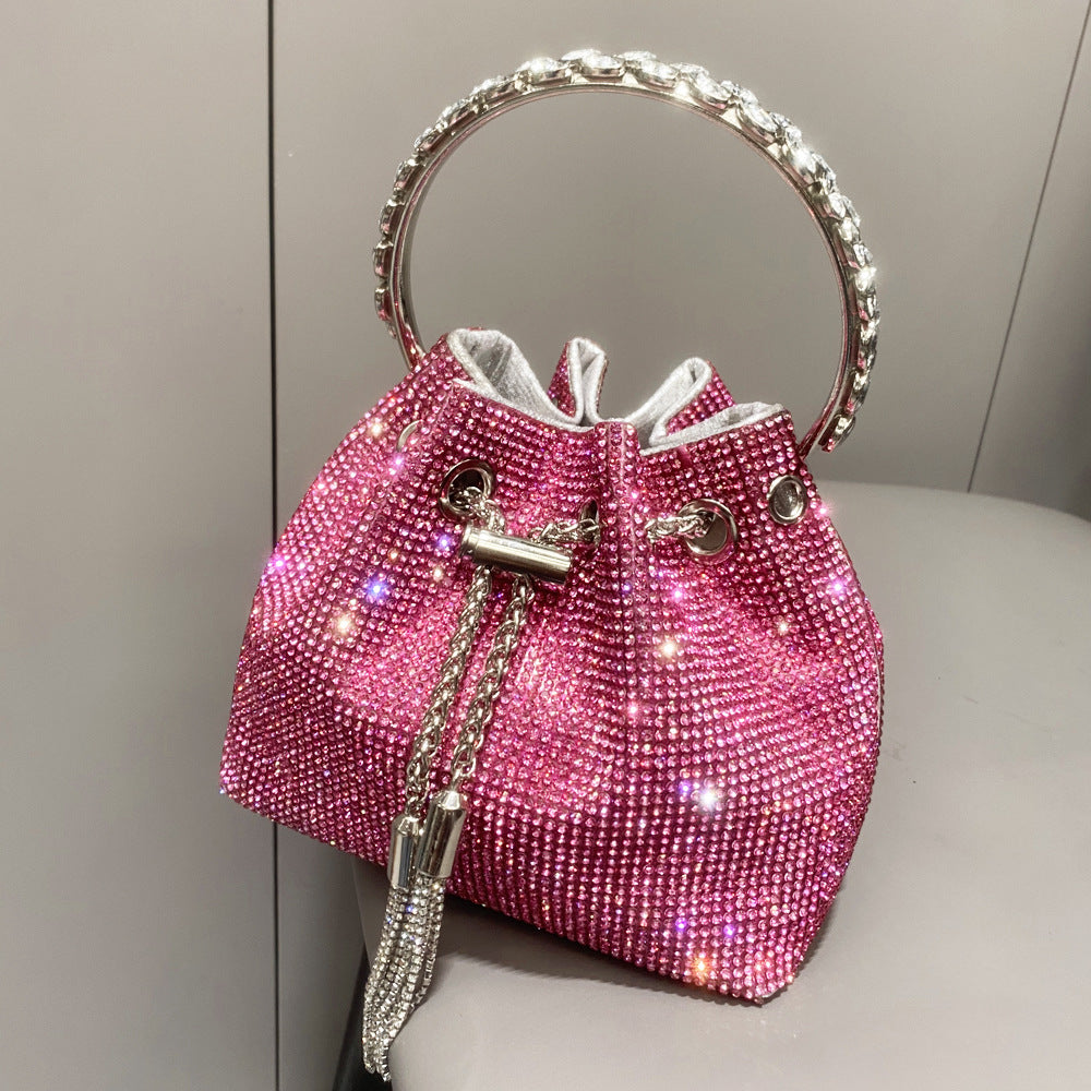 Diamond Shiny Handbag - Luxury Party & Evening Bag