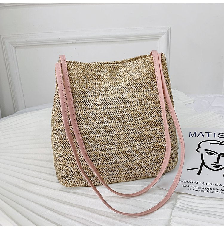 Straw One - Shoulder Tote Bag